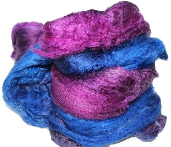 Knitsilk Silk Cocoon Sheet Lap - Silk Fiber for Spinning, Felting, and Crafting.