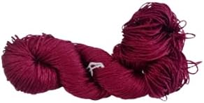 3 ply Silk Lace Weight Yarn,Plum