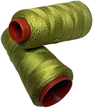 3 ply  Silk Lace Weight Yarn,Olive green