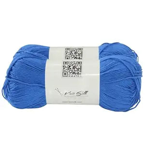 Knitsilk Soft Cotton Knitting Yarn – 100% Cotton | 2 X 100g (Approx. 200+ Yards)