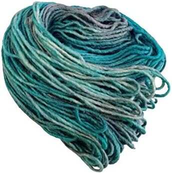 Silk Wool Blend Yarn Singles Merino Silk Yarn, Sport/dk Weight, Variegated Yarn, Tonal Yarn, Hand-Dyed, Fair Trade 100 Grams (Yukon)