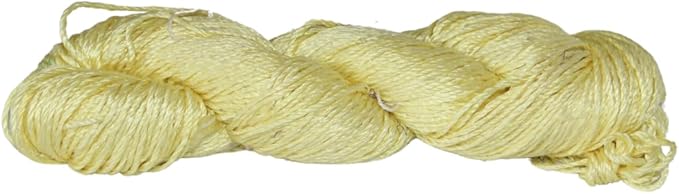4 ply  Silk Lace Weight Yarn, Pastel yellow