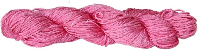 3 ply  Silk Lace Weight Yarn,Pink