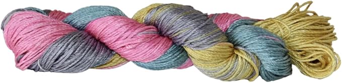 4 ply  Silk Lace Weight Yarn,Tiger lily