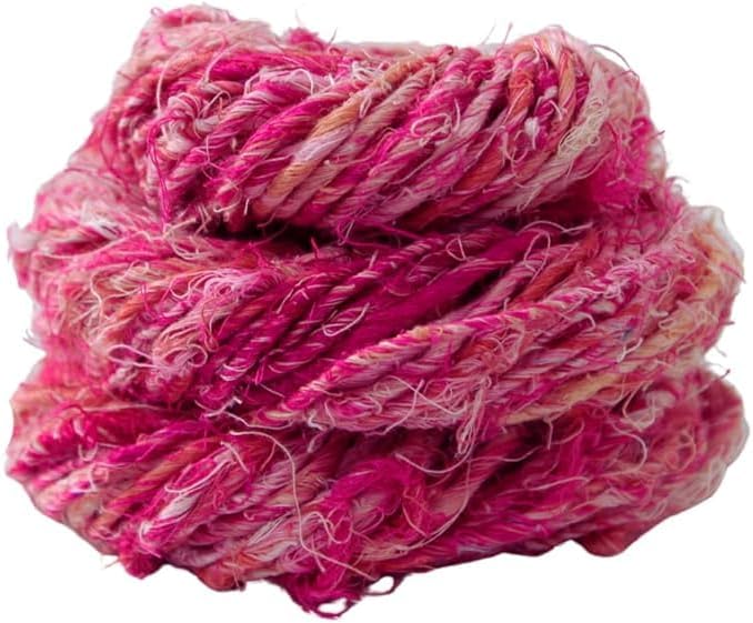 Knitsilk linen yarn, Pink