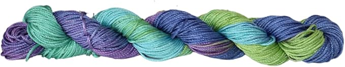 3 ply  Silk Lace Weight Yarn,Plumbago