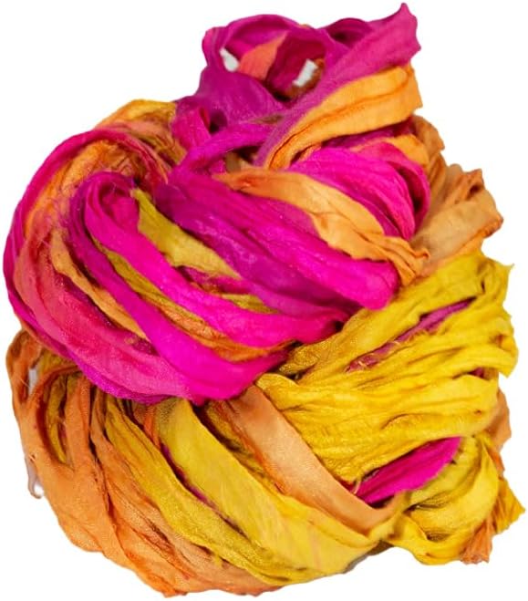Knitsilk recycled sari silk ribbon yarn — Vintage