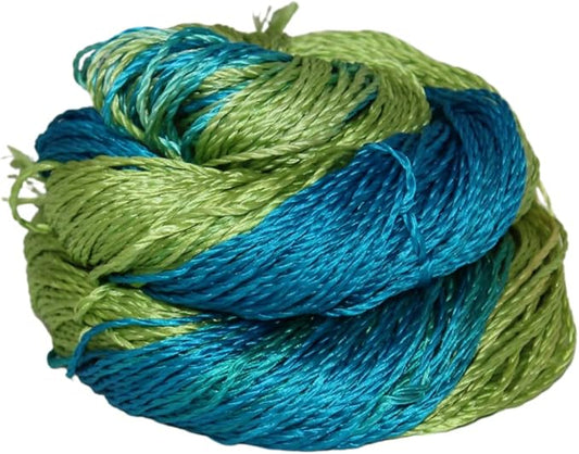 3 ply  Silk Lace Weight Yarn,Green