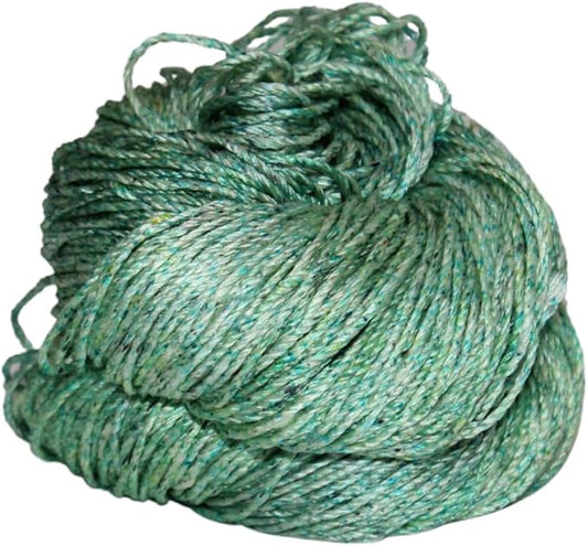 3 ply  Silk Lace Weight Yarn,Dark green