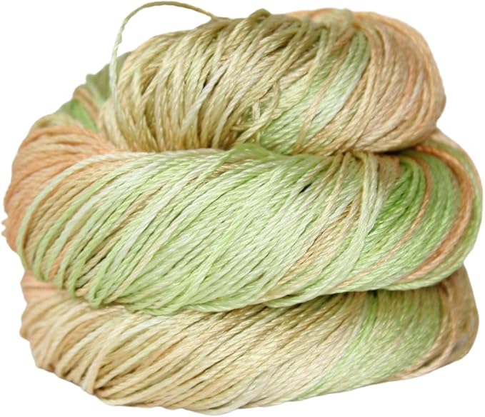 3 ply  Silk Lace Weight Yarn,Euclyptus