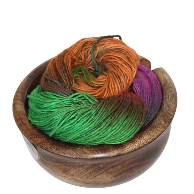 Knitsilk, 100% Recycled Silk Roving and Hand-Dyed Pure Mulberry Silk Yarn Perfect for Knitting, Crocheting, Weaving, and More 100 gm-225 Yards (Milan)