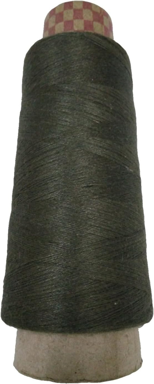 Knitsilk wool cotton silk blend yarn,Dark green