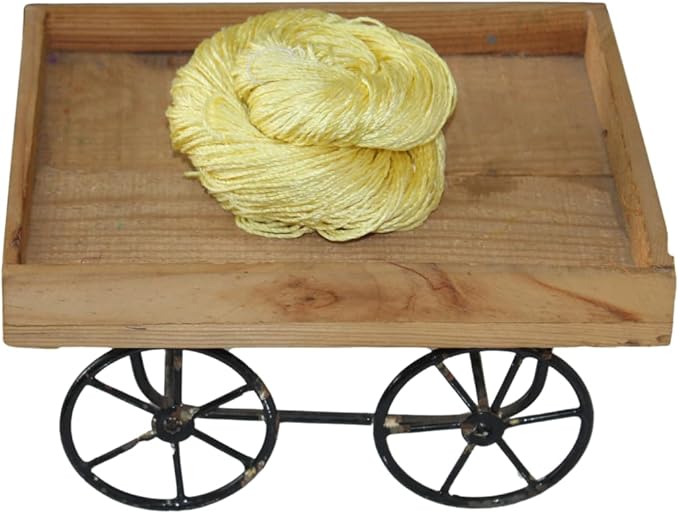 5 ply Silk Lace Weight Yarn, Pastel yellow