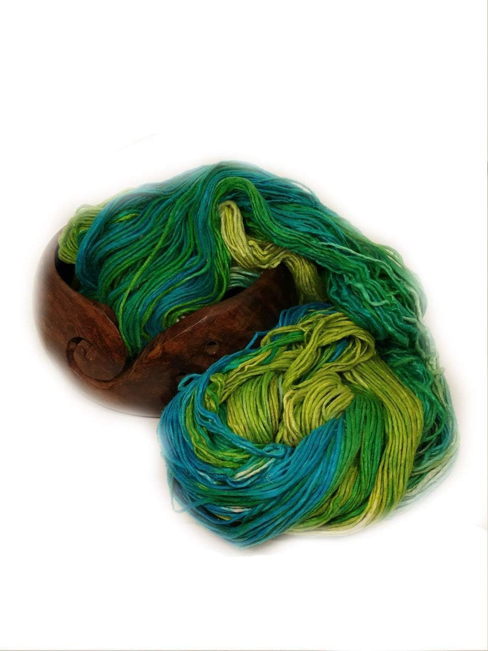 Knitsilk 100% Recycled and Hand-Dyed Silk Roving Worsted Yarn, Luxurious & Soft Silk Roving | Ideal for Knitting, Crocheting, Crafting | Smooth Texture & Fabulous Color.(100 gm-225 Yards,New York)