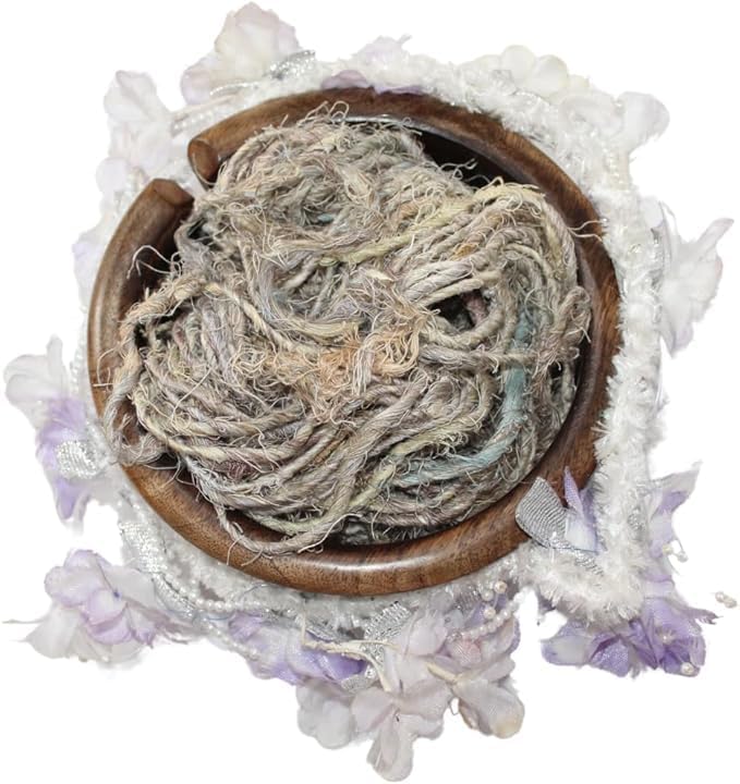 Knitsilk linen yarn, Sea grey