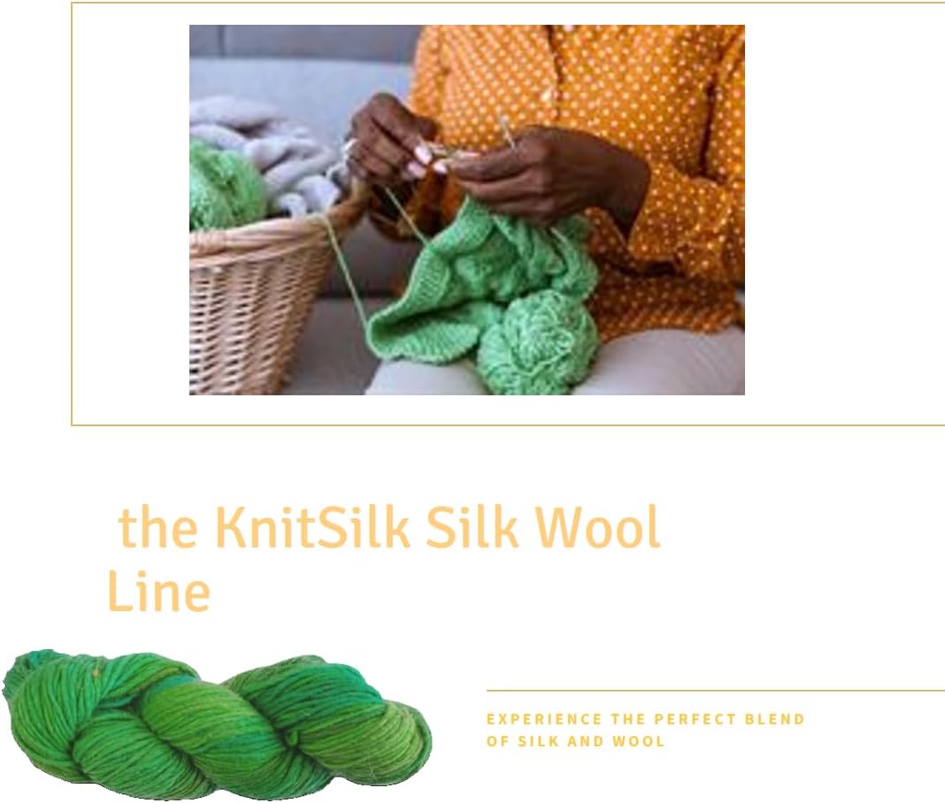 Silk Wool Blend Yarn Singles Merino Silk Yarn, Sport/dk Weight, Variegated Yarn, Tonal Yarn, Hand-Dyed, Fair Trade 100 Grams (Mississipi)