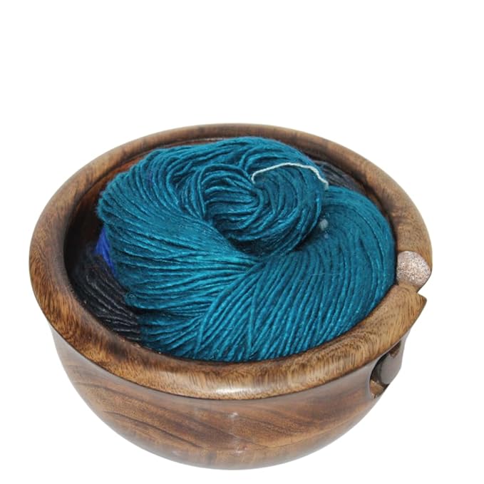 Knitsilk, 100% Recycled Silk Roving and Hand-Dyed Pure Mulberry Silk Yarn Perfect for Knitting, Crocheting, Weaving, and More 100 gm-225 Yards (Sydney)