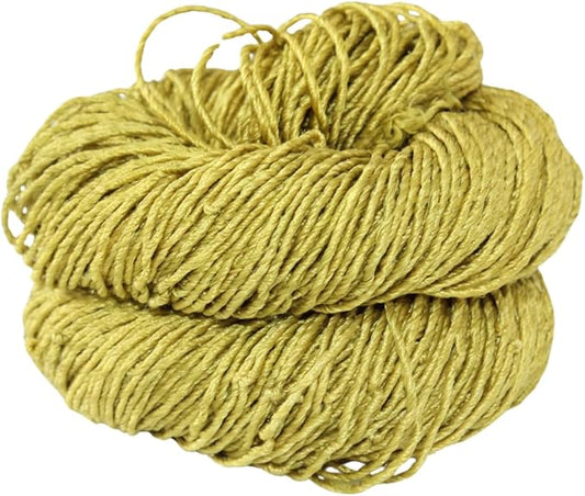 3 ply  Silk Lace Weight Yarn, Super gold