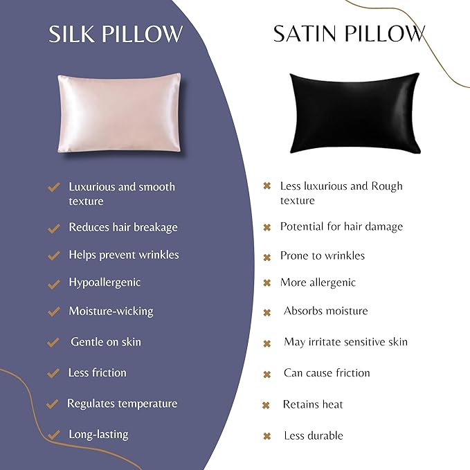 Knitsilk silk pillowcase, pink