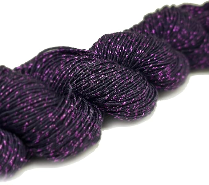 Knitsilk Sparkle Silk Yarn,Purple
