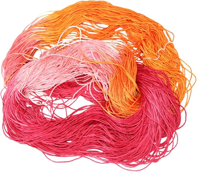 3 ply Silk Lace Weight Yarn,Red