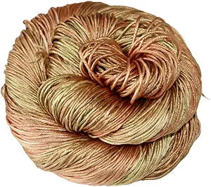 3 ply  Silk Lace Weight Yarn,Gold