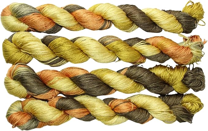 3 ply  Silk Lace Weight Yarn,Morning glory