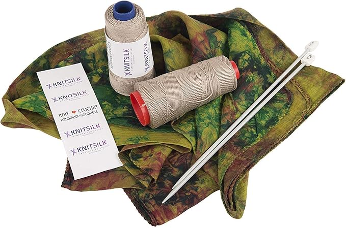 Knitsilk 8 ply silk viscose yarn,Oak