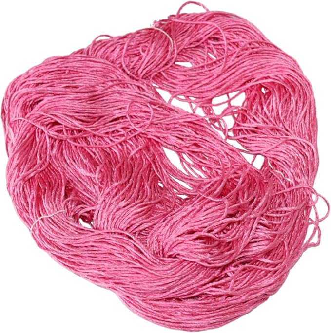 3 ply Silk Lace Weight Yarn,Pink