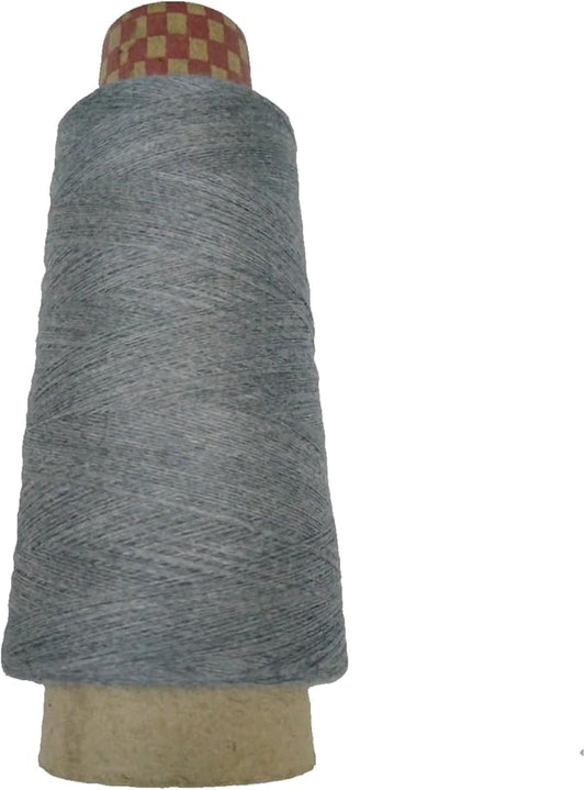 Knitsilk wool cotton silk blend yarn, Light silver