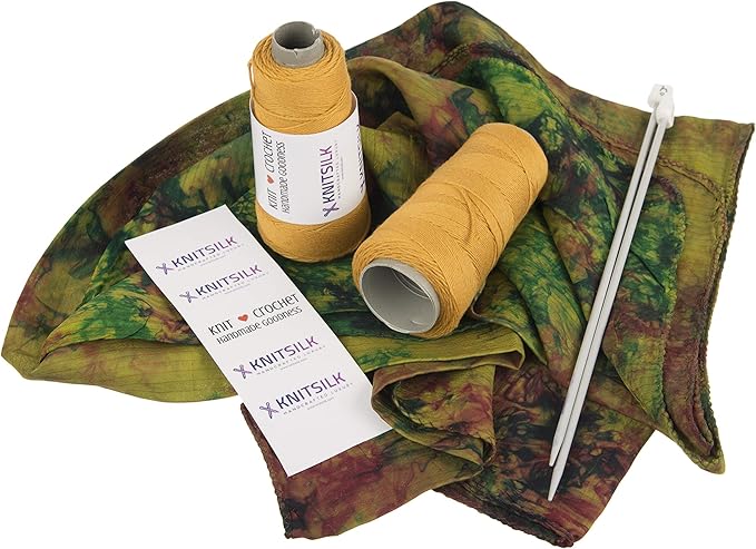 Knitsilk 8 ply silk viscose yarn,Mustard