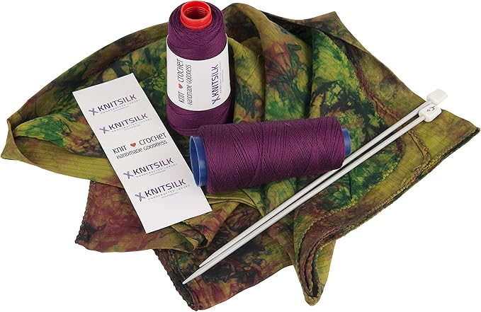 Knitsilk 8 ply silk viscose yarn,Wine