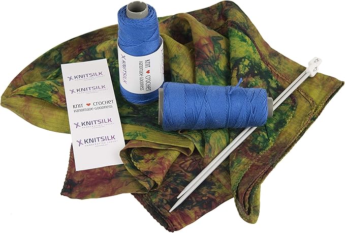 Knitsilk 8 ply silk viscose yarn,Royal blue