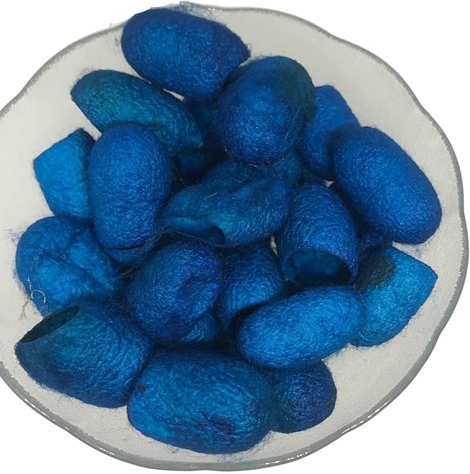 knitsilk silk cocoons pack of 30, jean-genie