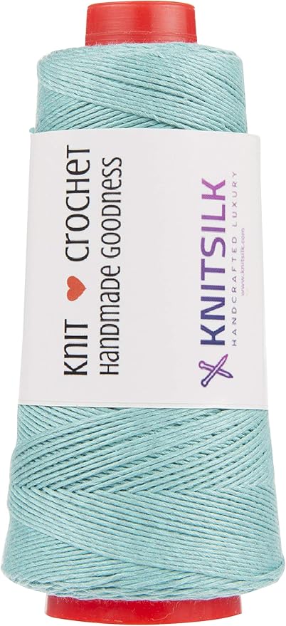 Knitsilk 8 ply silk viscose yarn,Mint
