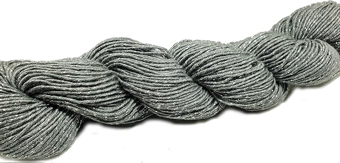 Knitsilk Sparkle Silk Yarn,Grey