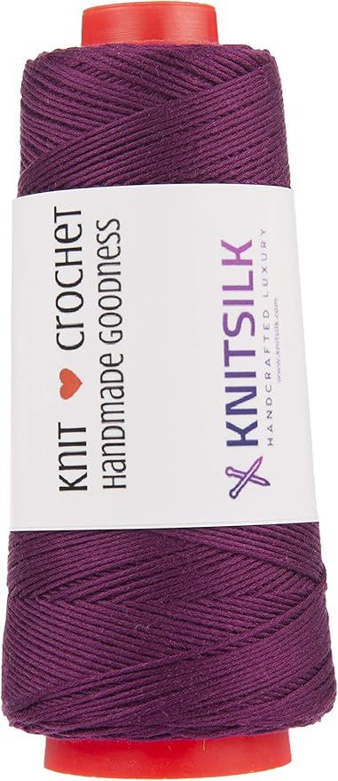 Knitsilk 8 ply silk viscose yarn,Wine