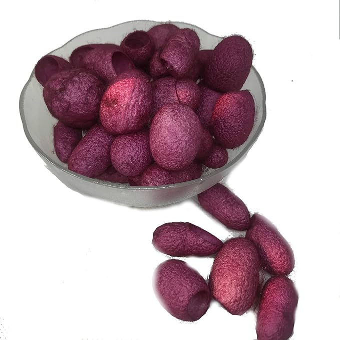 knitsilk silk cocoons,Coral Pink