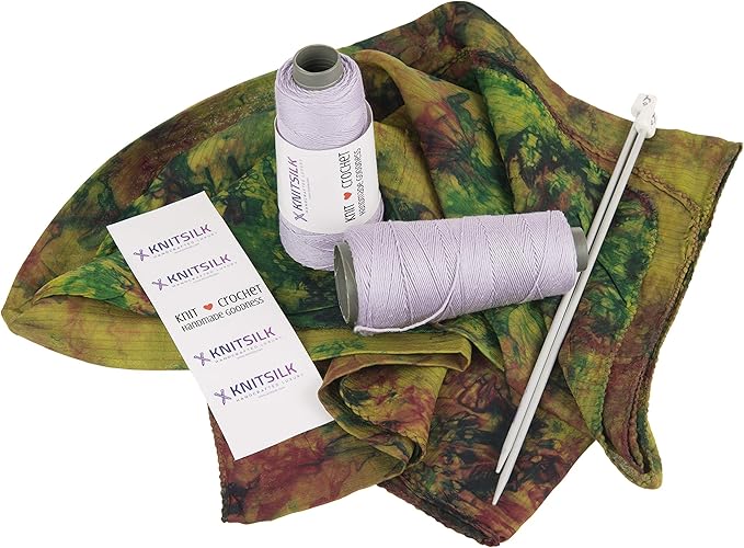 Knitsilk 8 ply silk viscose yarn,Lavender