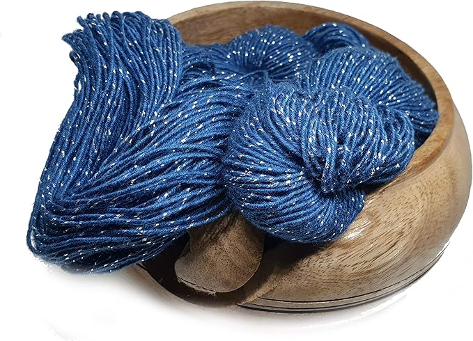 Knitsilk Sparkle Silk Yarn,Navy blue