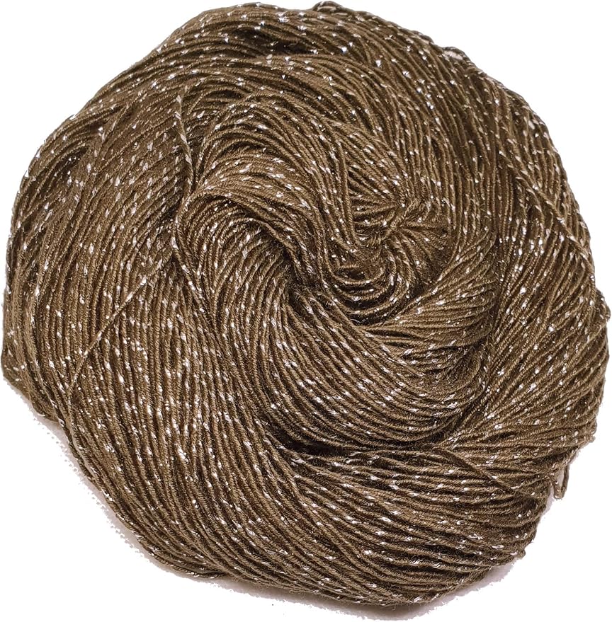 Knitsilk Sparkle Silk Yarn,Olive