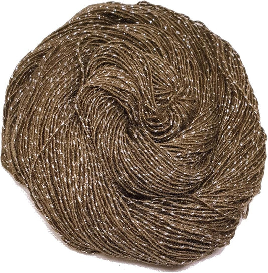 Knitsilk Sparkle Silk Yarn,Olive