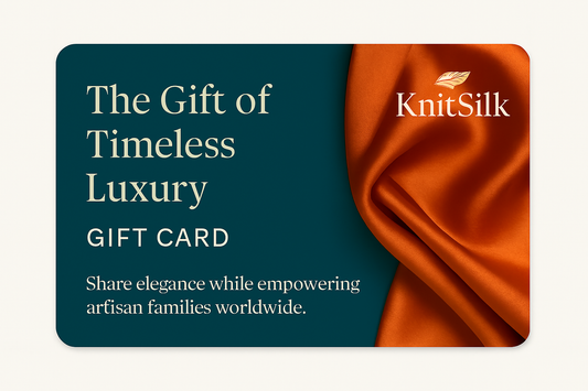 “KnitSilk Gift Cards – Where Thoughtful Gifting Meets Timeless Craft”