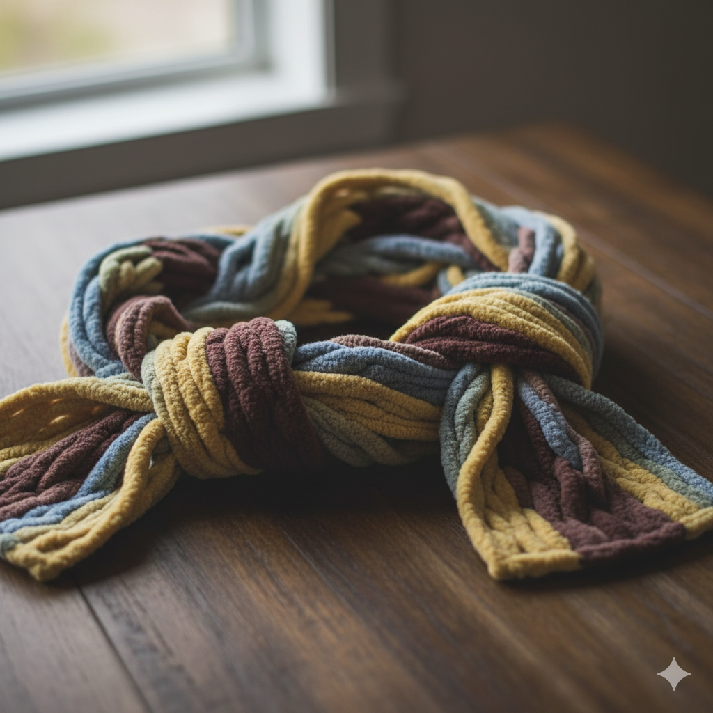 Knitsilk Baby Soft Blankie Wool Yarn | Natural, Ultra-Soft Wool for Premium Baby Blankets, Cozy Throws & Quick Projects | 100 grams | Grey Camel