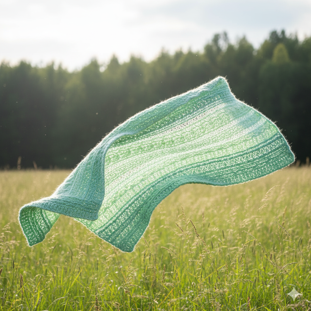 Knitsilk Baby Soft Blankie Wool Yarn | Natural, Ultra-Soft Wool for Premium Baby Blankets, Cozy Throws & Quick Projects | 100 grams | Pista Green