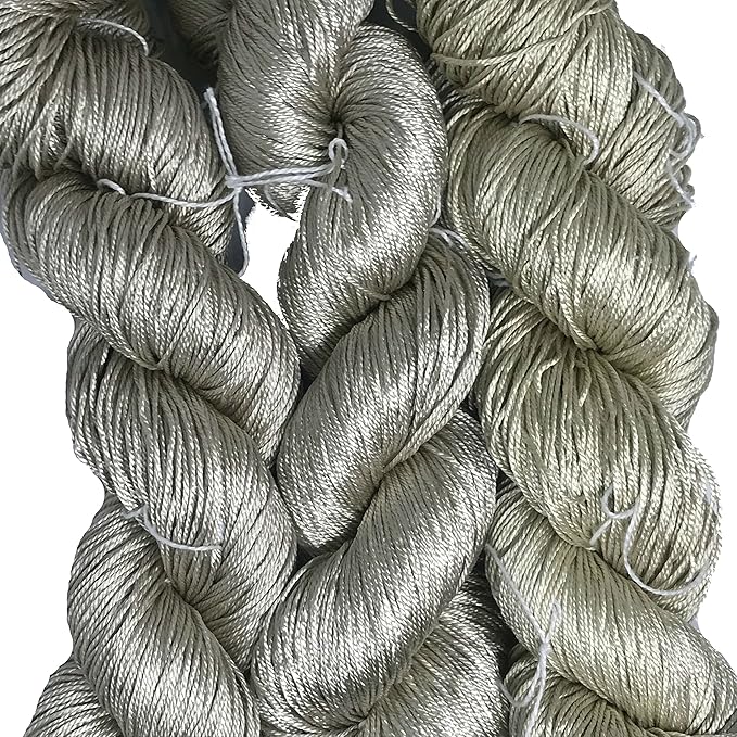 Knitsilk 3 Ply 100% Mulberry Silk Lace Weight Yarn – Butterscotch (50g / 260 Yards)