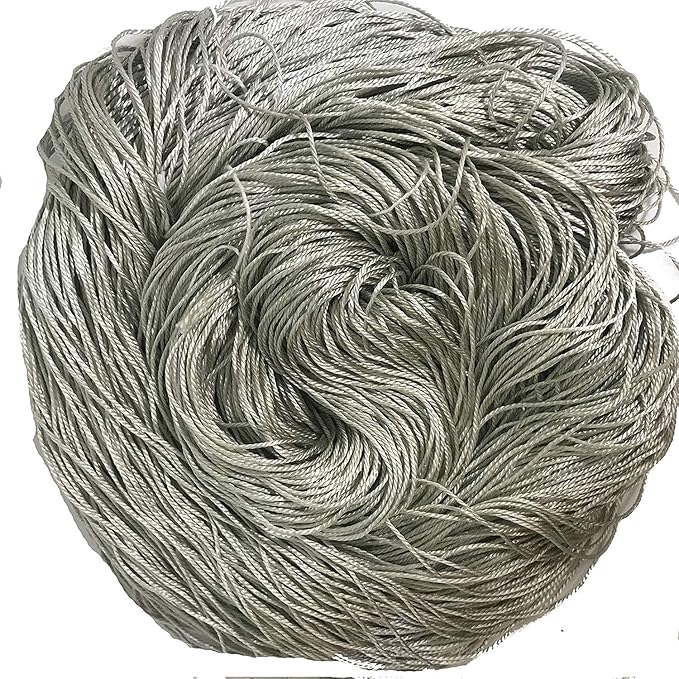Knitsilk 3 Ply 100% Mulberry Silk Lace Weight Yarn – Grey (50g / 260 Yards)