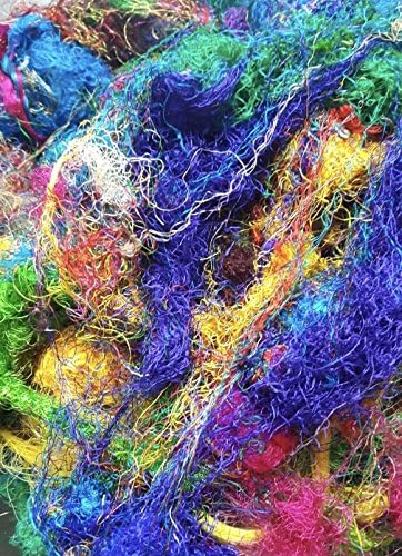 Knitsilk Throwster Silk Yarn Fiber – 100 Grams, Multicolor