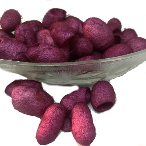 KNITSILK Hand Dyed Silk Cocoons 1 x 30 pcs