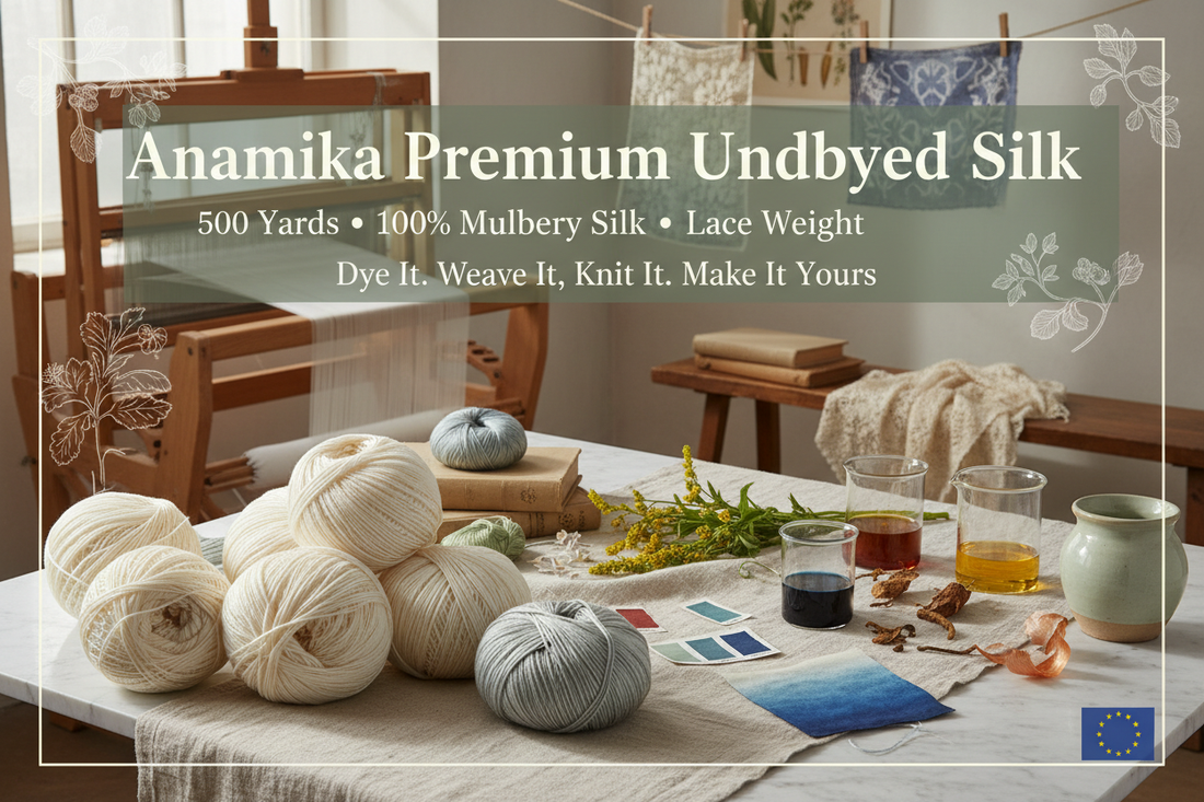 Europe's Favourite Silk Yarn: Why Anamika Undyed Lace Weight is Every Maker's Dream